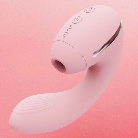 Вакуумний вібратор KissToy Tina Mini Pink - фото