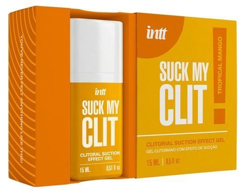 Смоктайзер для клітора Intt Suck My Clit Tropical Mango 15 мл манго - фото