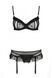 Еротичний комплект Passion LOVELIA SET black L/XL - фото товару