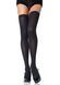 Панчохи непрозорі Leg Avenue Opaque Nylon Thigh Highs OS Black - фото товару