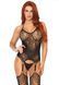 Бодистокинг с имитацией чулок Leg Avenue Jacquard net bodystocking OS Black - фото товара