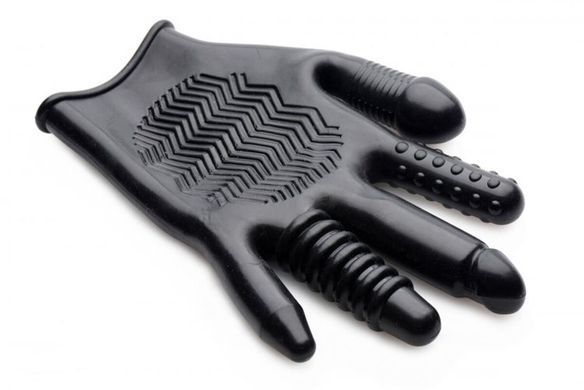 Перчатка для фингеринга Master Series Pleasure Poker Textured Glove