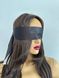 Пов'язка Obsessive Blindfold black One size - фото товару