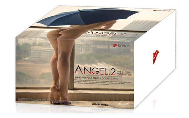 Мастурбатор напівторс двошаровий вагіна Kokos Angel 2 Double Layer  - фото