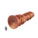 Фаллоимитатор для секс-машин Hismith Spiral Grain Silicone Dildo Monster Series, Телесный