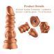 Фаллоимитатор для секс-машин Hismith Spiral Grain Silicone Dildo Monster Series, Телесный