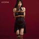БДСМ ремені для бондажу LOCKINK 8-Bondage-Straps Restraint Set Brown - фото товару
