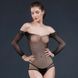 Боді-сітка зі стразами Moonlight Model 09 XS-L Black, Чорний, XS/L