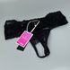 Трусики с доступом Obsessive 837-THC-1 crotchless thong L/XLчерные