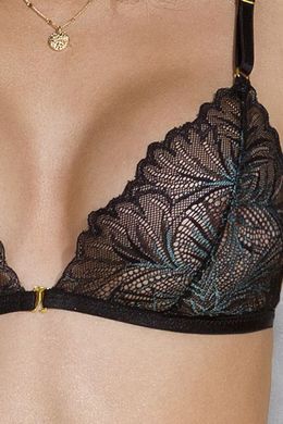 Комплект білизни Passion DELIENA SET black S/M - фото