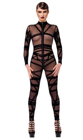 Бодистокинг Noir Handmade F357 Bondesque Catsuit XS - фото