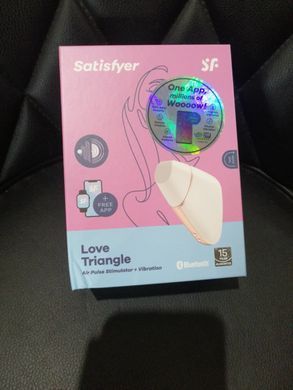 Satisfyer Love Triangle - вакуумный смарт-стимулятор клітора White (м'яте паковання) - фото