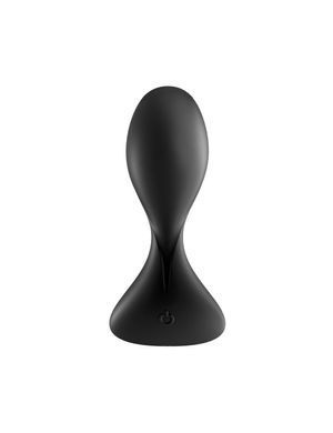 Анальна смарт-вібропробка Satisfyer Trendsetter чорна 3,6 см - фото