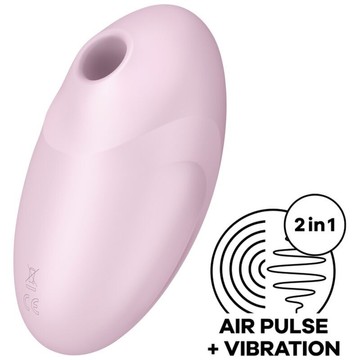 Ввакуумный клиторальный вибростимулятор Satisfyer Vulva Lover 3 Pink - фото