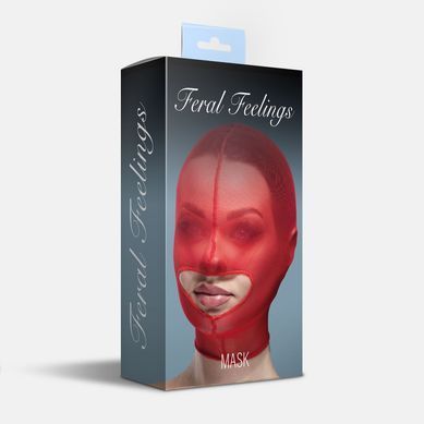 Маска Feral Feelings Hood Mask Red червона
