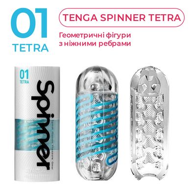 Мастурбатор багаторазовий Tenga Spinner tetra - фото