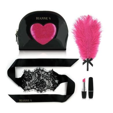 Романтический набор аксессуаров Rianne S: Kit d'Amour Black/Pink