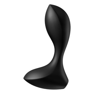 Анальная вибропробка Satisfyer Backdoor Lover черная - 3,3 см (мятая упаковка) - фото