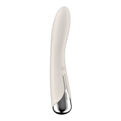 Satisfyer Spinning Vibe 1 Beige - вібратор для точки G з ротацією - фото