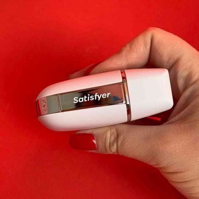 Satisfyer Love Triangle - вакуумный смарт-стимулятор клітора White (м'яте паковання) - фото