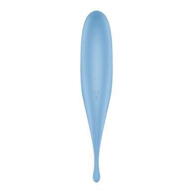 Satisfyer Twirling Pro Blue - вакуумний вібратор - фото