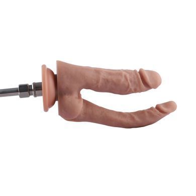 Двойной фаллоимитатор для секс-машин Hismith Double Penetrator 7,46&Prime;