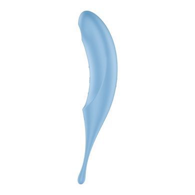 Satisfyer Twirling Pro Blue - вакуумний вібратор - фото