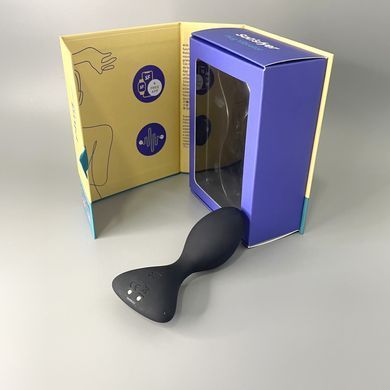 Анальна смарт-вібропробка Satisfyer Trendsetter чорна 3,6 см - фото