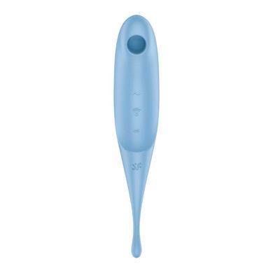 Satisfyer Twirling Pro Blue - вакуумний вібратор - фото