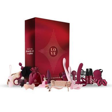Адвент-календар Dream Toys Pleasure Box червоний 24 предмети