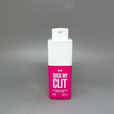 Смоктайзер для клітора Intt Suck My Clit Wild Strawberry 15 мл полуниця - фото