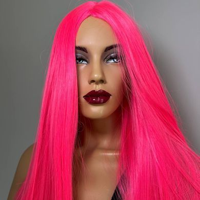 Парик Leg Avenue 33&Prime; Long straight center part wig neon pink