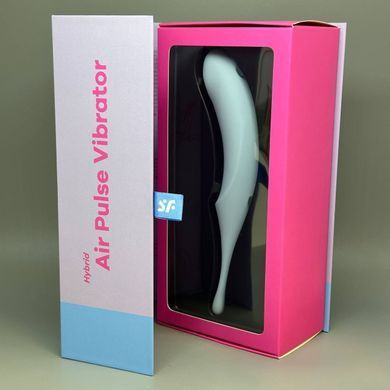 Satisfyer Twirling Pro Blue - вакуумний вібратор - фото