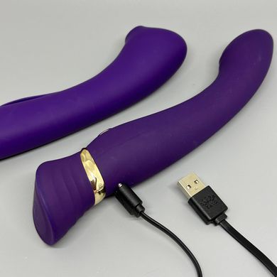 Zalo Queen Set Twilight Purple смарт-вібратор точки G з вакуумом 3 в 1 - фото