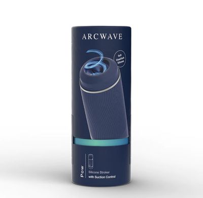 Мастурбатор з контролем всмоктування Arcwave Pow Stroker Blue - фото