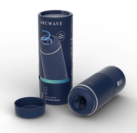 Мастурбатор с контролем всасывания Arcwave Pow Stroker Blue - фото