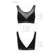 Топ с прозрачной вставкой Passion PS002 TOP black M