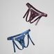 Трусы для страпона Strap-On-Me Leatherette Harness Generous One Size Blue - фото товара