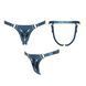 Трусы для страпона Strap-On-Me Leatherette Harness Generous One Size Blue - фото товара