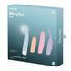 Набор вибратор с 4 насадками Satisfyer Playful Four