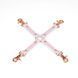 Крестовина Liebe Seele White & Pink Leather Hogtie - фото товара