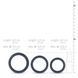 Набір ерекційних кілець Boners 3 Ring kit (flat rings) - фото товару