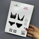 Топ с прозрачной вставкой Passion PS002 TOP black M