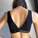 Топ с прозрачной вставкой Passion PS002 TOP black M