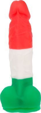 Різнобарвний силіконовий фалос Addiction Leonardo 3 colours (17,8 см) - фото