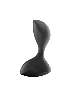 Анальна смарт-вібропробка Satisfyer Sweet Seal Black чорна - 4 см - фото