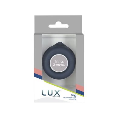 Подвійне ерекційне кільце LUX Active Tug Versatile Silicone Cock Ring - фото