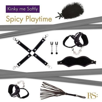 Подарунковий набір для BDSM RIANNE S Kinky Me Softly Black - фото