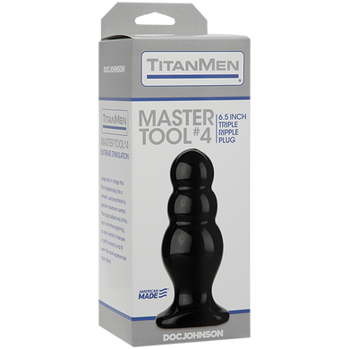 Doc Johnson Titanmen Tools Master black 6,6см стимулятор для фістингу - фото