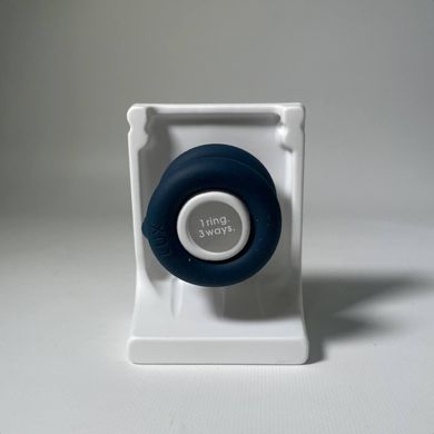 Двойное эрекционное кольцо LUX Active Tug Versatile Silicone Cock Ring  - фото